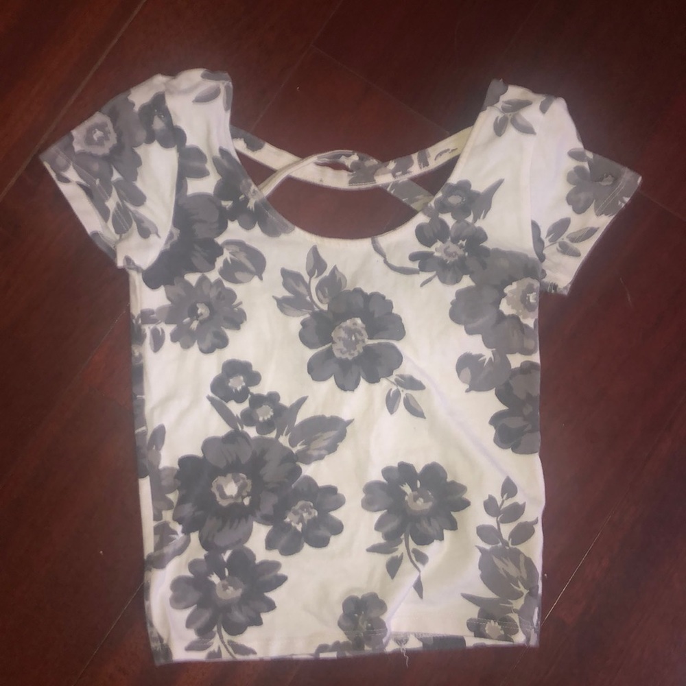 Floral crop top